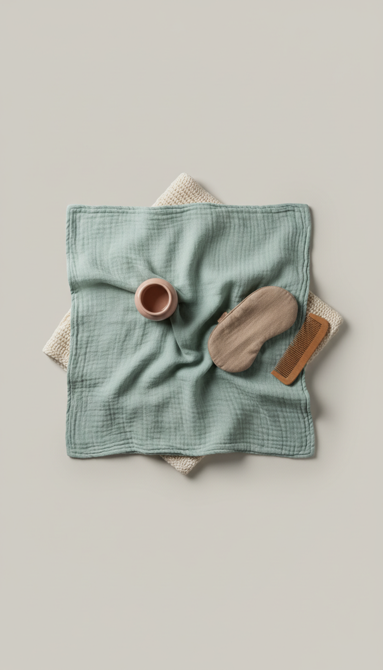 Signature Cotton Swaddle Blanket in Sea Glass